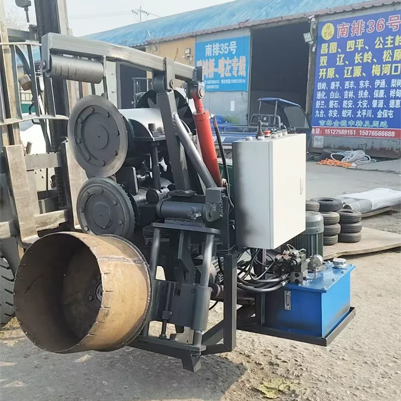 Helautomatisk hydraulisk bandskärmaskin